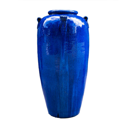 Outdoor Glazed Atlanta Pot Blue