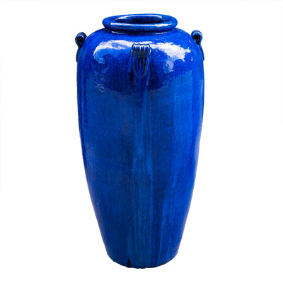 Outdoor Glazed Atlanta Pot Blue