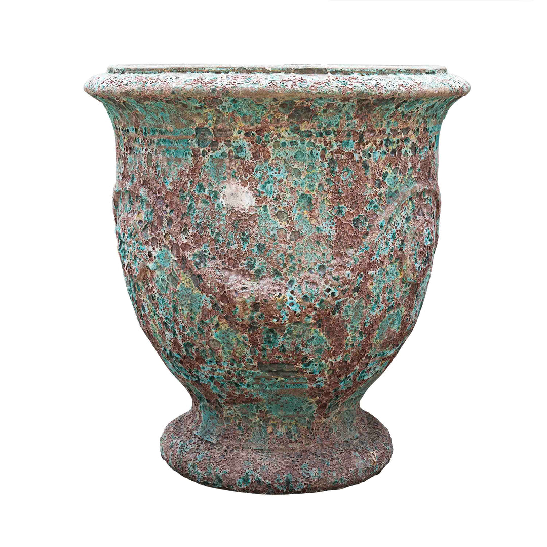 Single Antique Glazed Rice Flower Pot