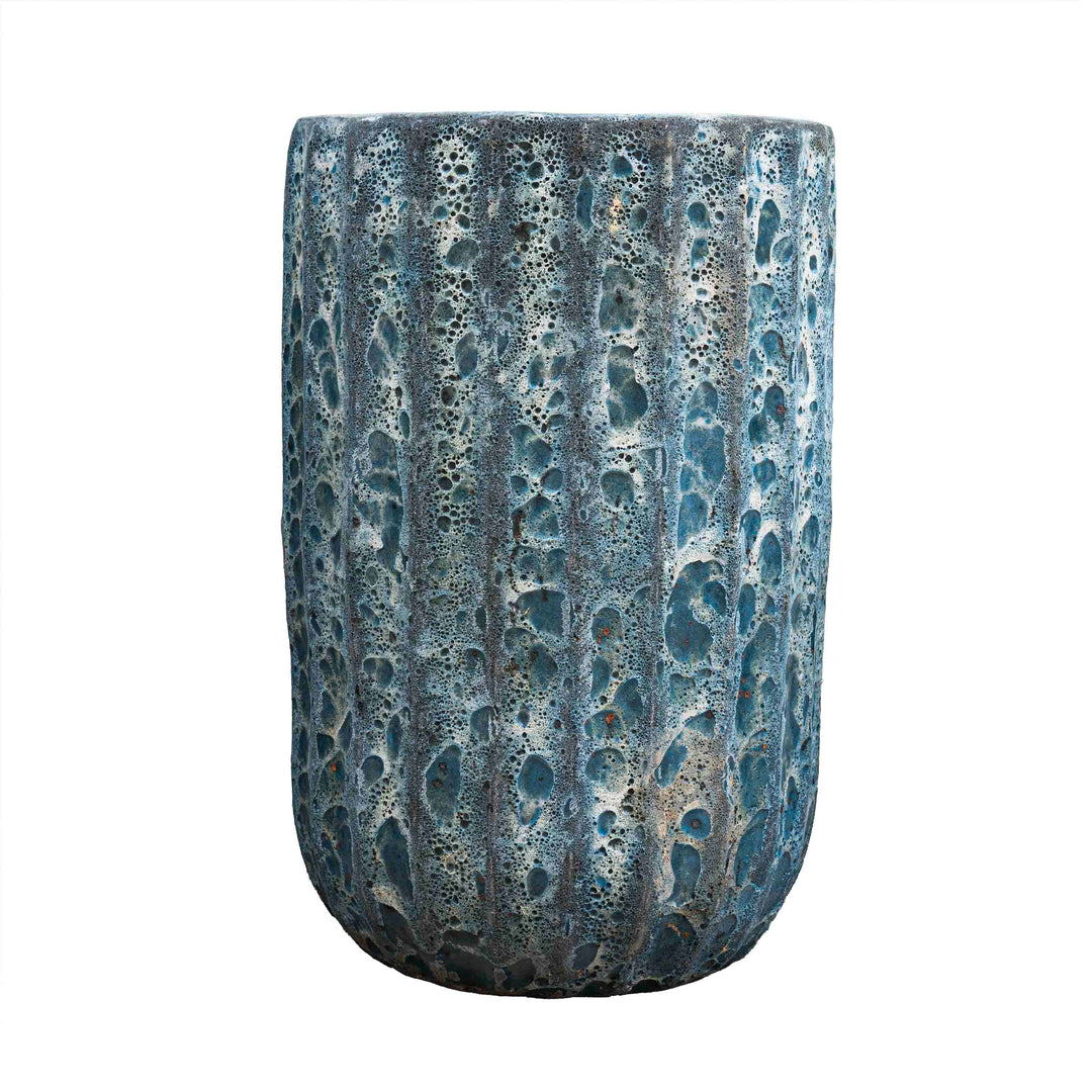 Cylindrical Shape Mediterranean Ocean Pot