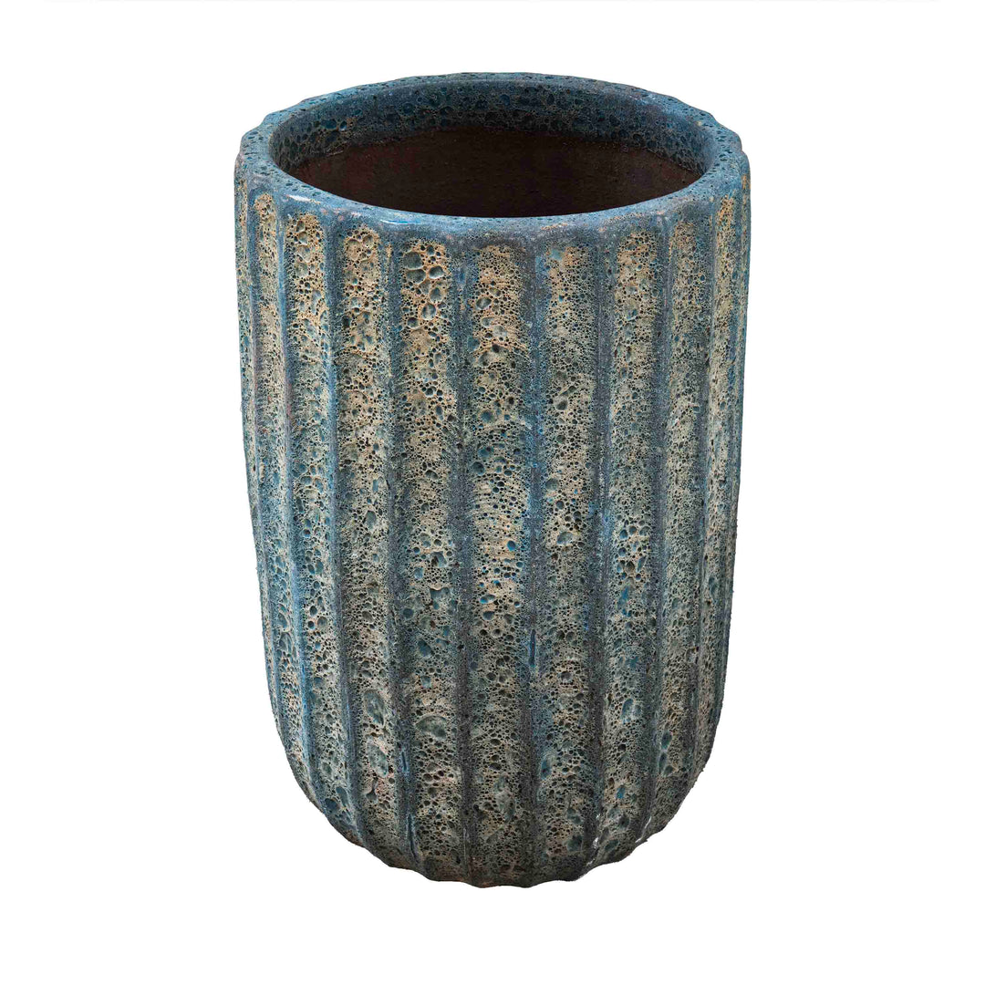 Cylindrical Shape Mediterranean Ocean Pot