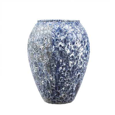 Atlantic Glazed Big Pot Blue