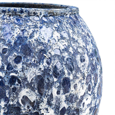 Atlantic Glazed Big Pot Blue