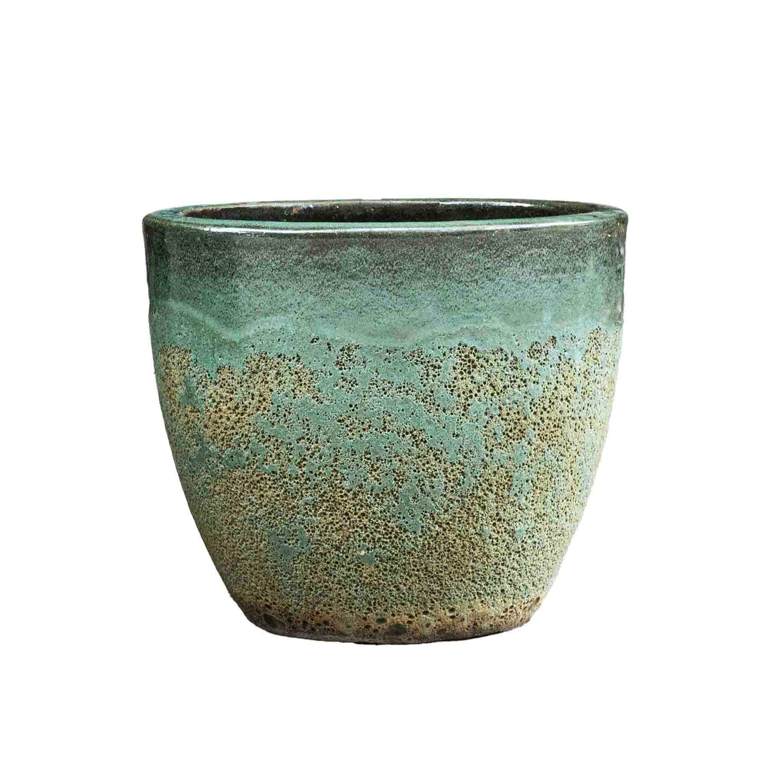 Atlantic Light Green Glazed Pot