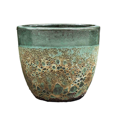 Atlantic Light Green Glazed Pot