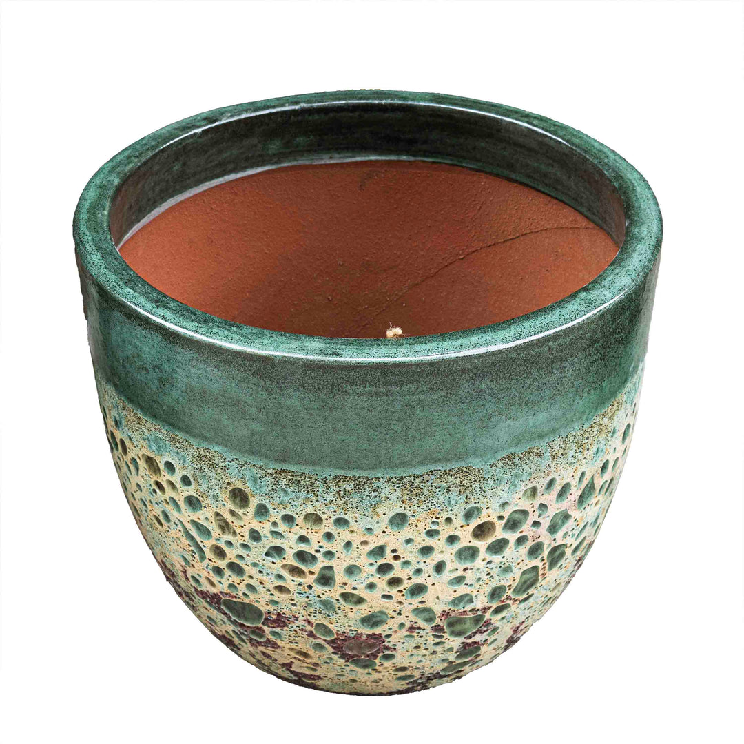 Atlantic Light Green Glazed Pot