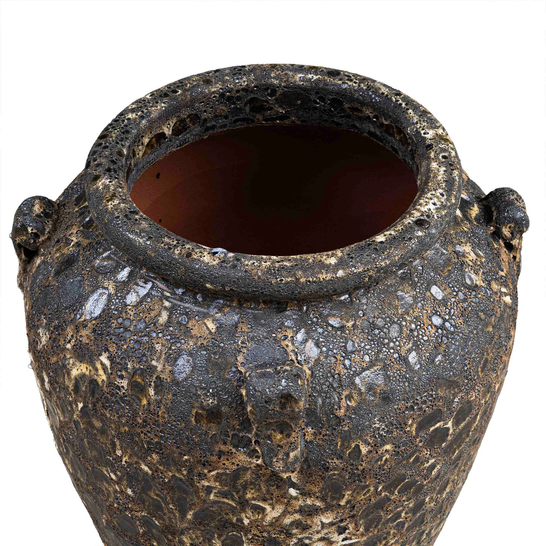 Atlantic Glazed Black Pot