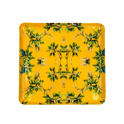 Sunkissed Trellis Metal Tray