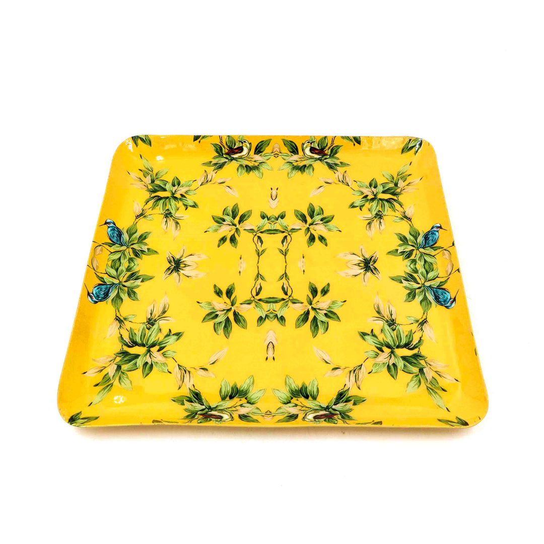 Sunkissed Trellis Metal Tray