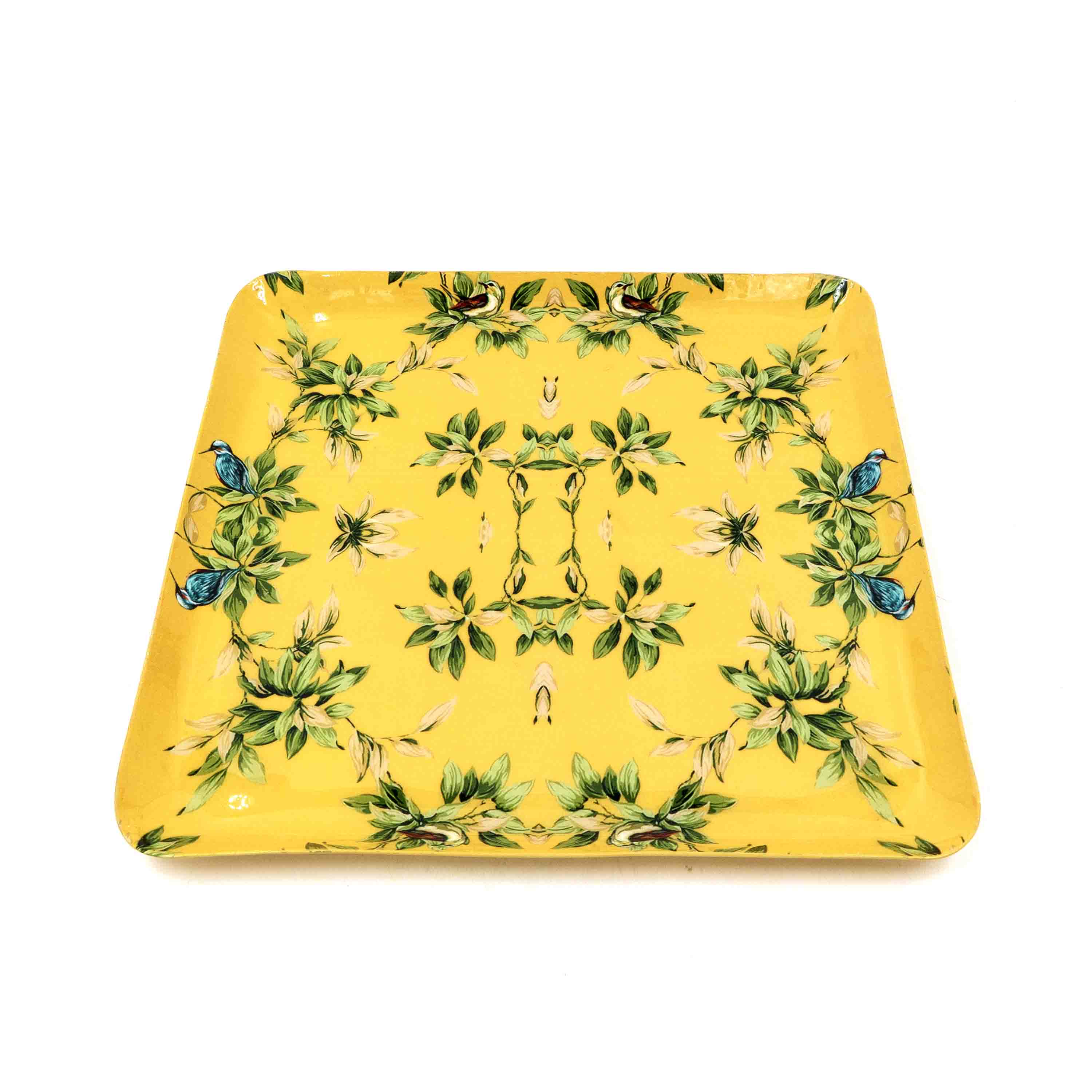 Sunkissed Trellis Metal Tray
