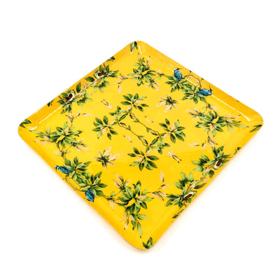 Sunkissed Trellis Metal Tray