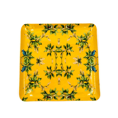 Sunkissed Trellis Metal Tray