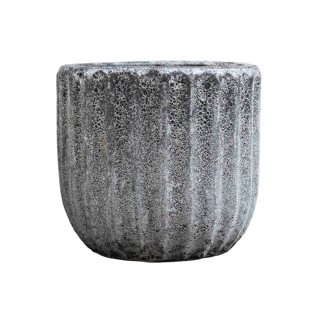 Atlantic Glazed Cylindrical Pot