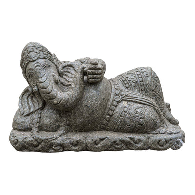 Reclining Ganesha Handcarved Sculpture