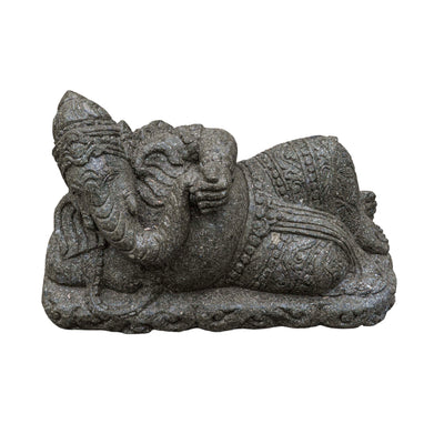 Reclining Ganesha Handcarved Sculpture