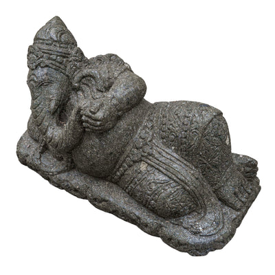Reclining Ganesha Handcarved Sculpture