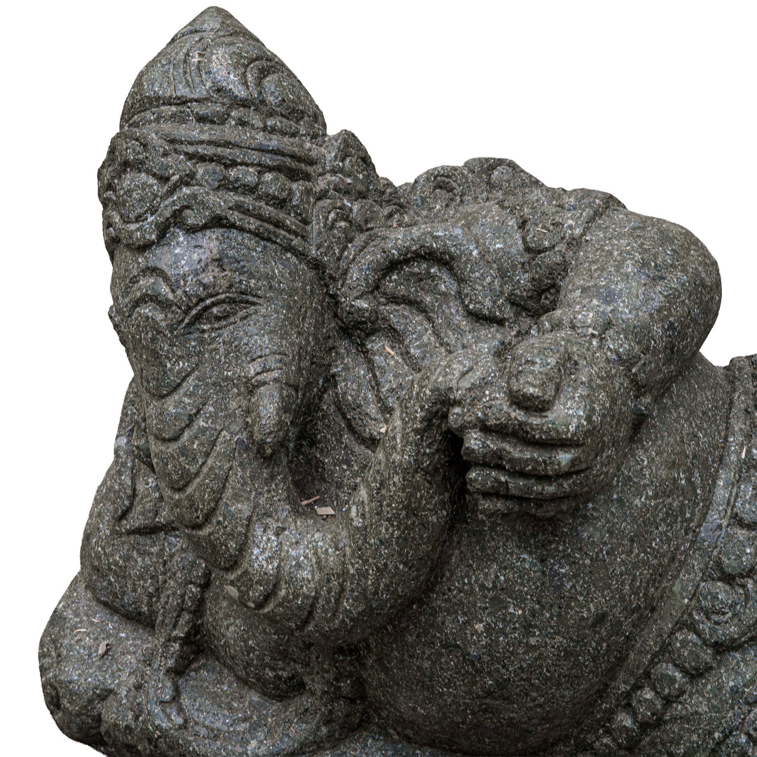 Reclining Ganesha Handcarved Sculpture