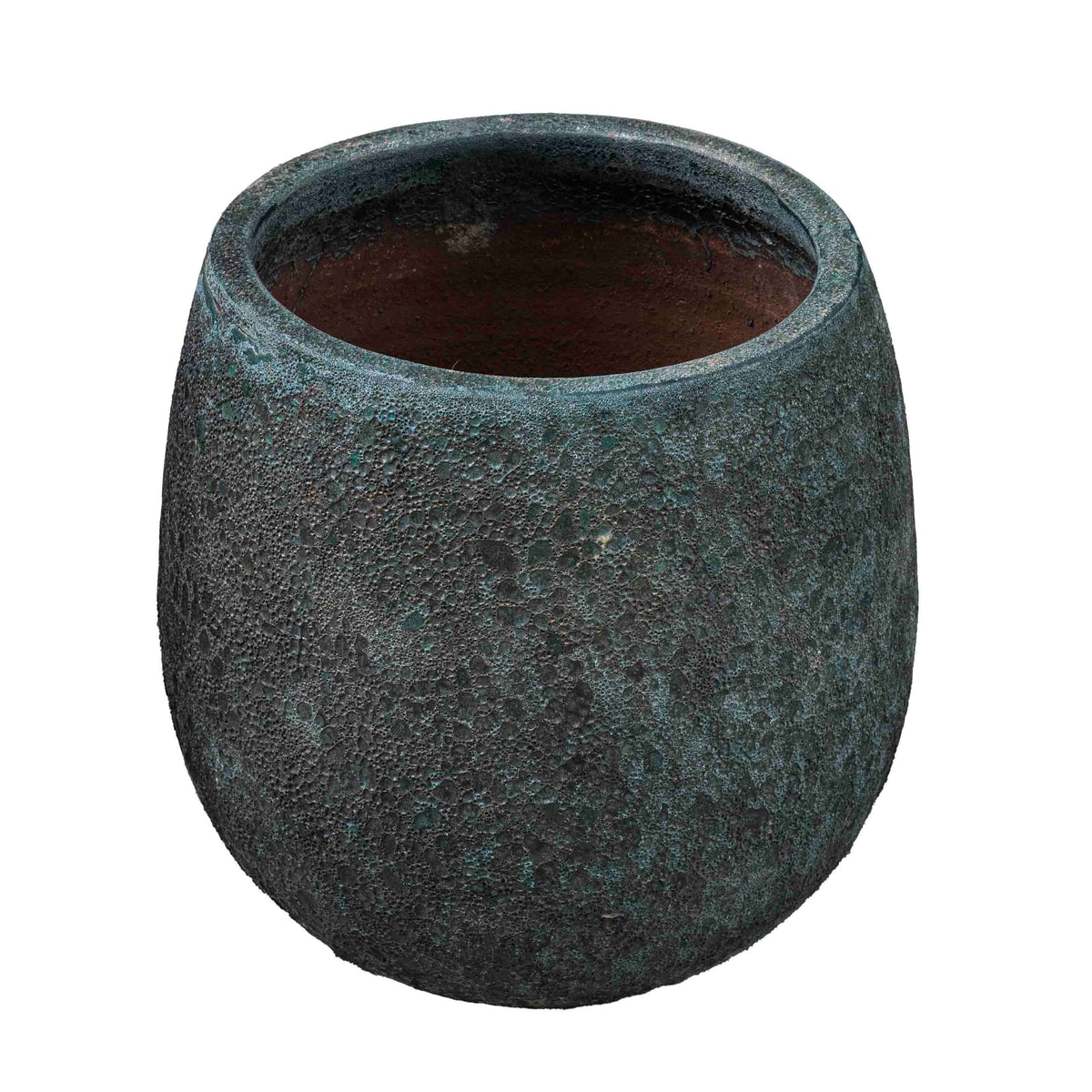 Grey Bubble Round Pot