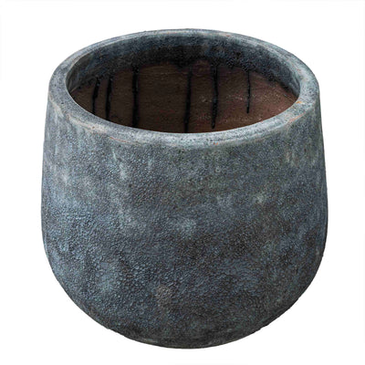 Grey Bubble Round Pot