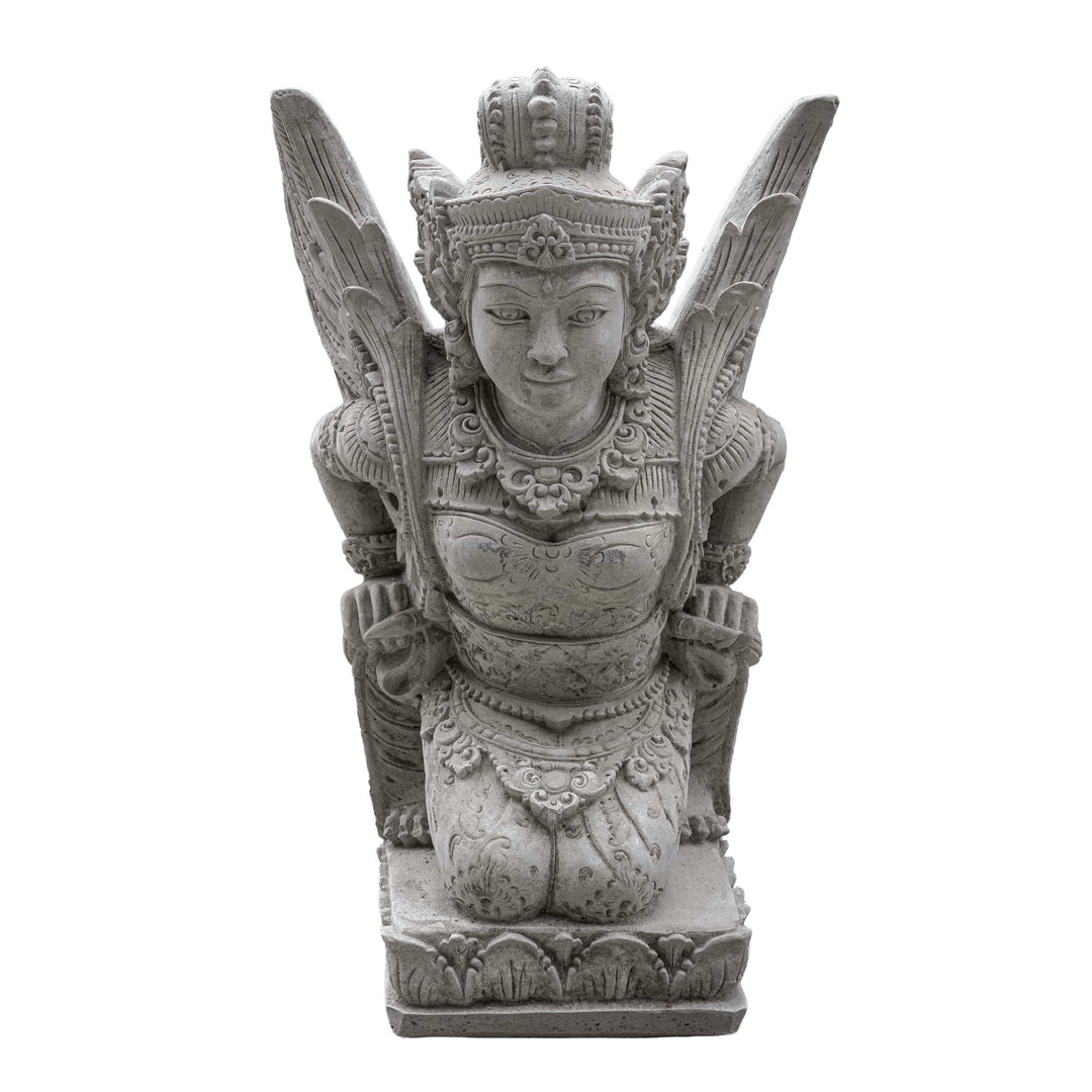 Handcarved Stone Angel Sculpture