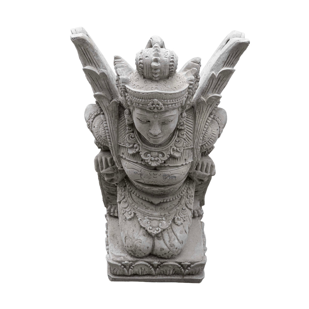 Handcarved Stone Angel Sculpture