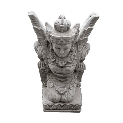 Handcarved Stone Angel Sculpture