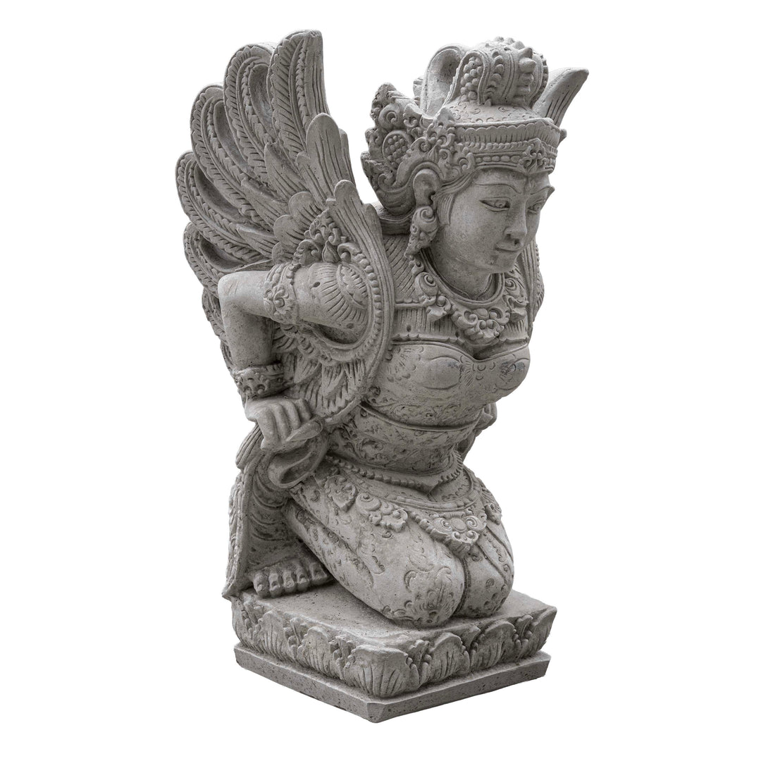 Handcarved Stone Angel Sculpture