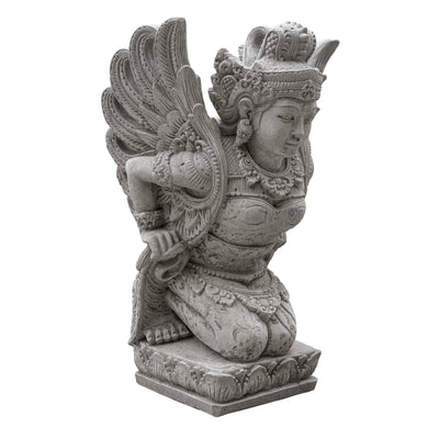 Handcarved Stone Angel Sculpture