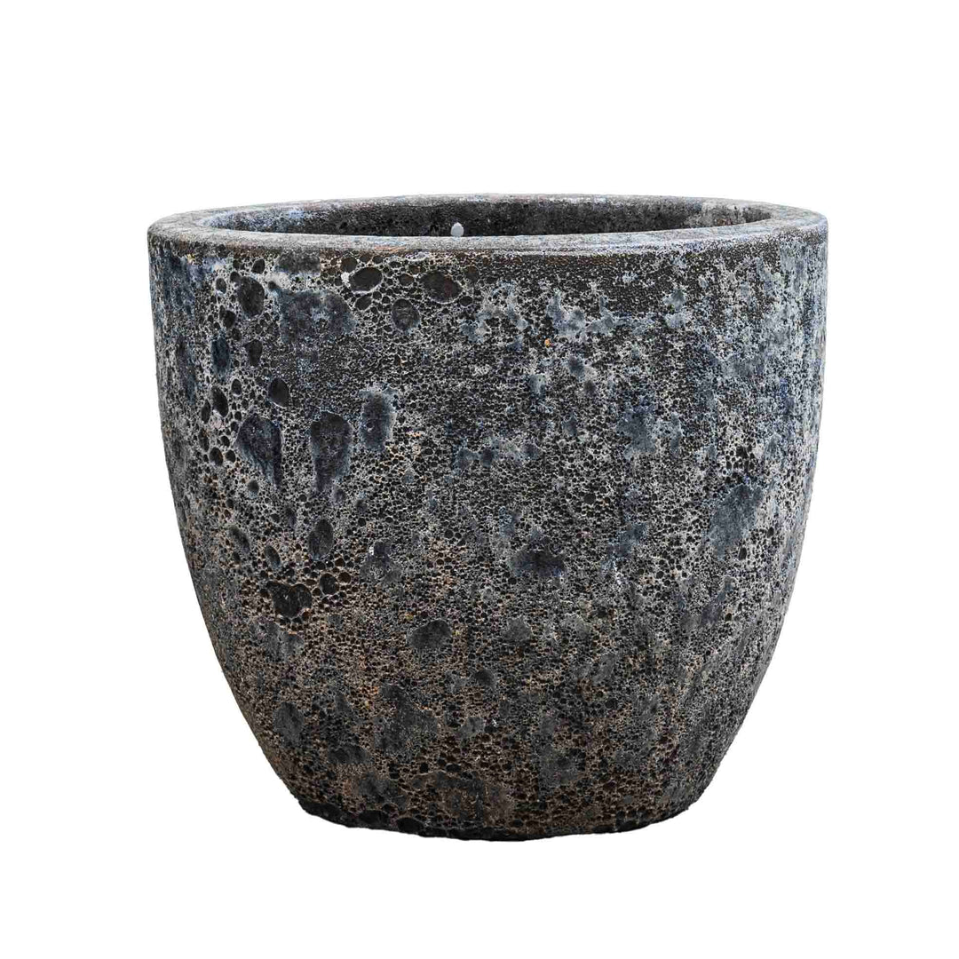 Atlantic Black Glazed Pot