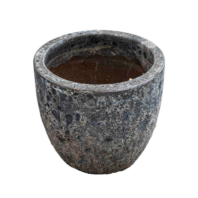 Atlantic Black Glazed Pot