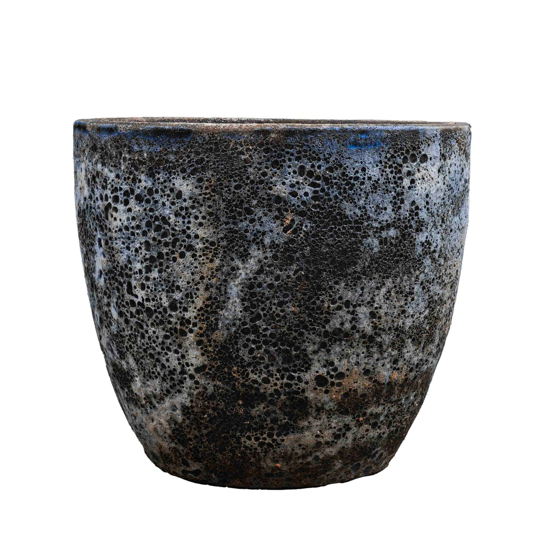 Atlantic Black Glazed Pot