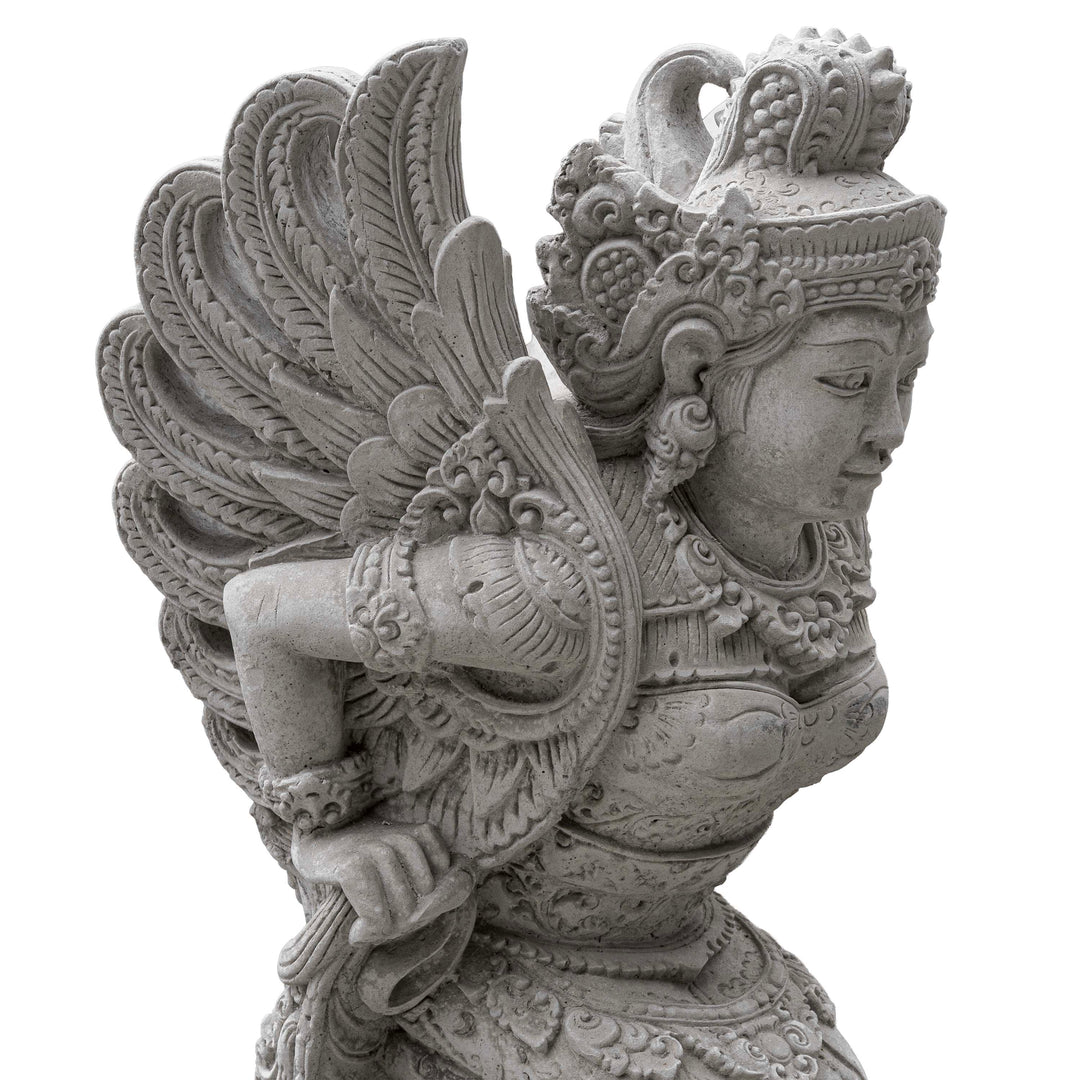 Handcarved Stone Angel Sculpture