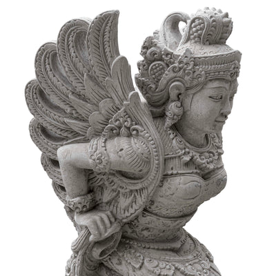 Handcarved Stone Angel Sculpture