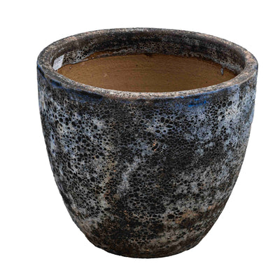 Atlantic Black Glazed Pot