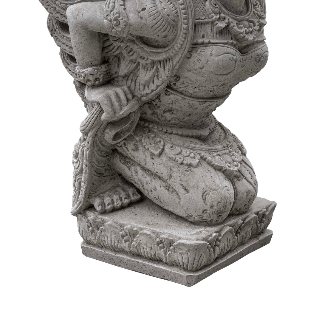 Handcarved Stone Angel Sculpture