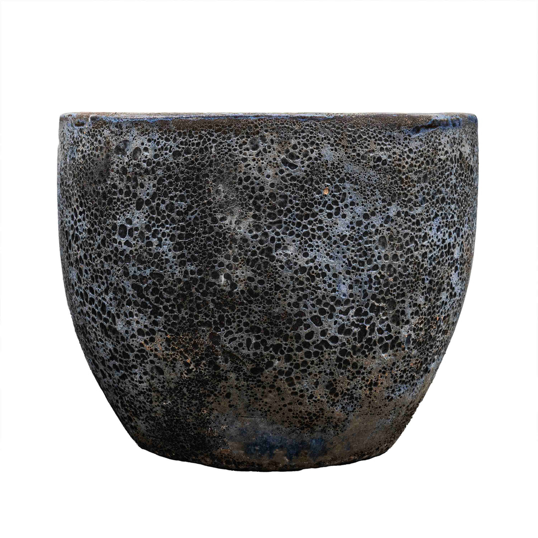 Atlantic Black Glazed Pot