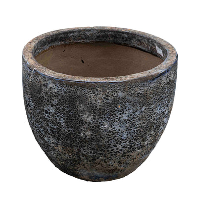 Atlantic Black Glazed Pot