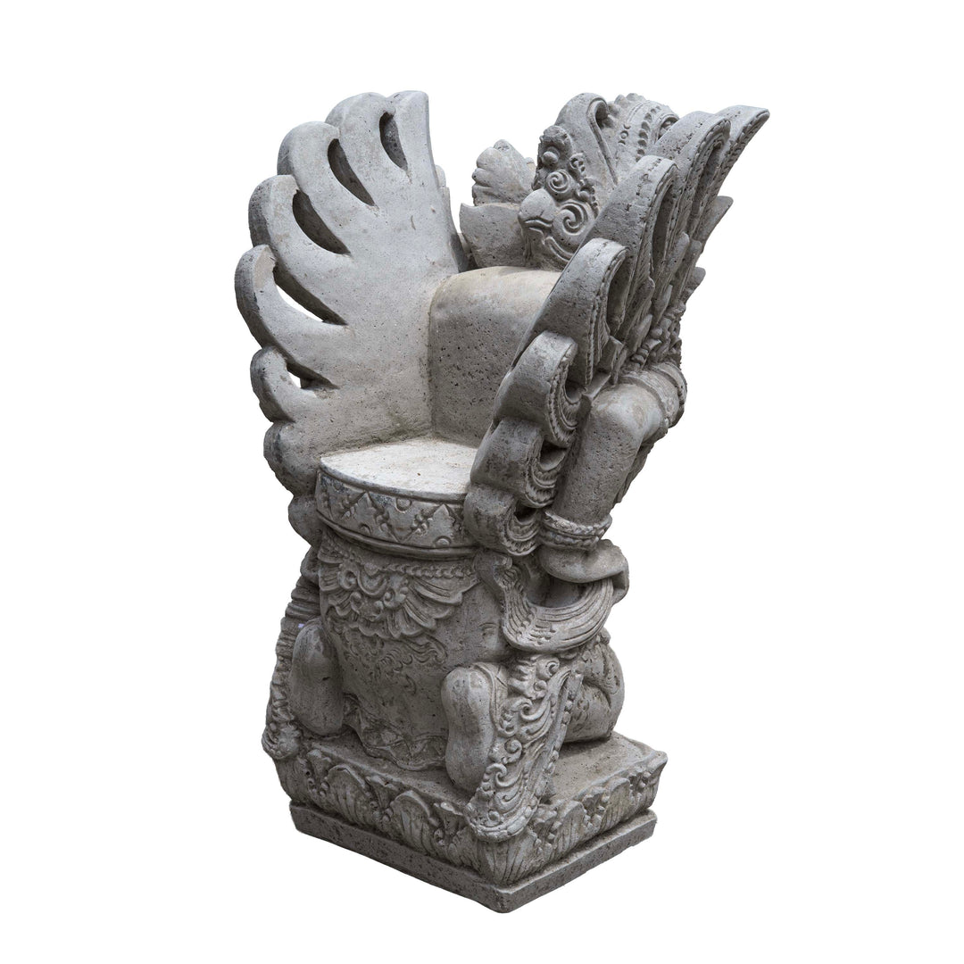 Handcarved Stone Angel Sculpture