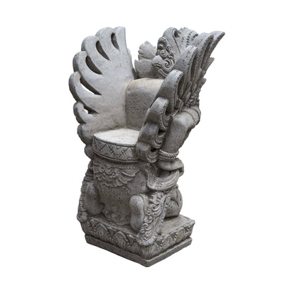 Handcarved Stone Angel Sculpture