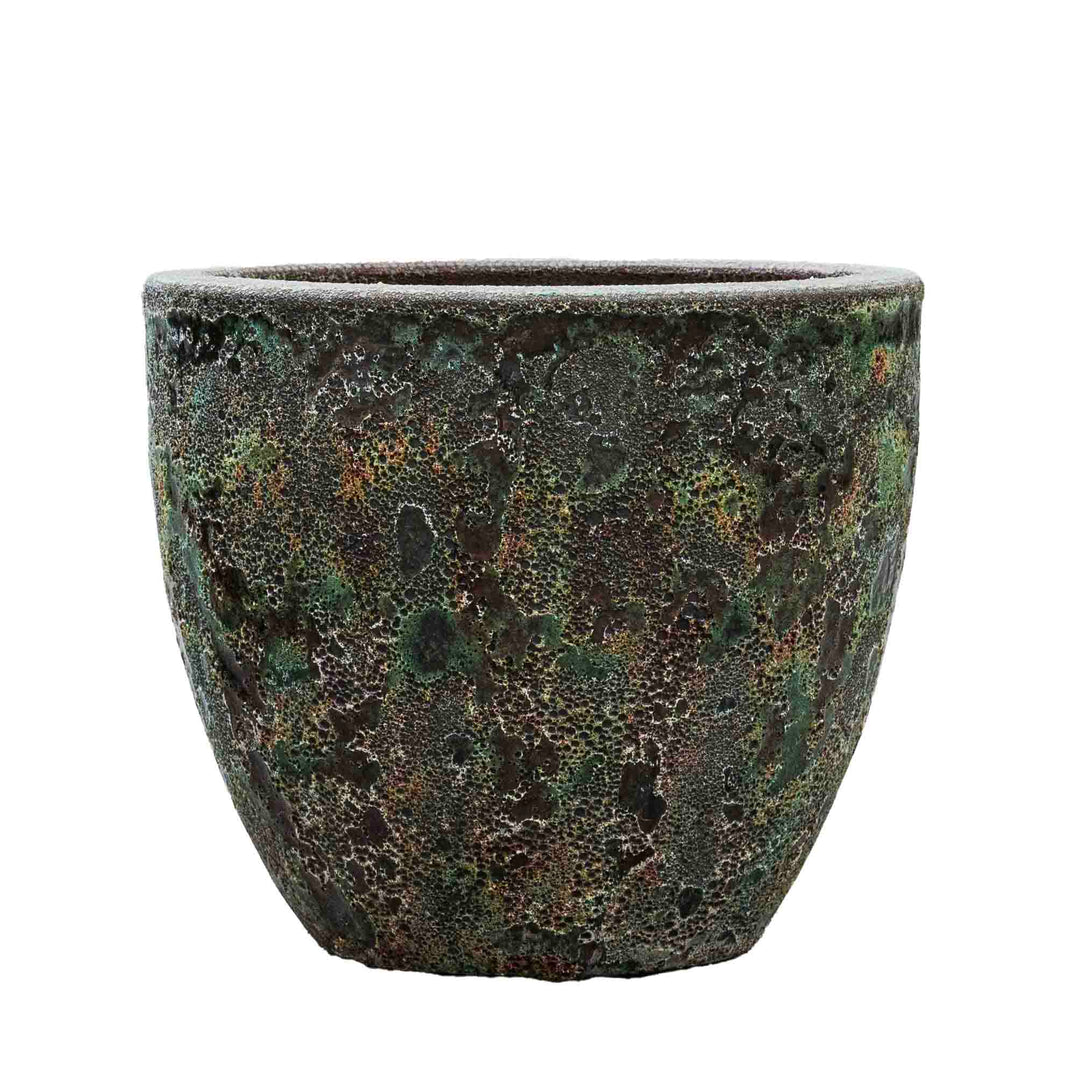 Green Atlantic Glazed Pot