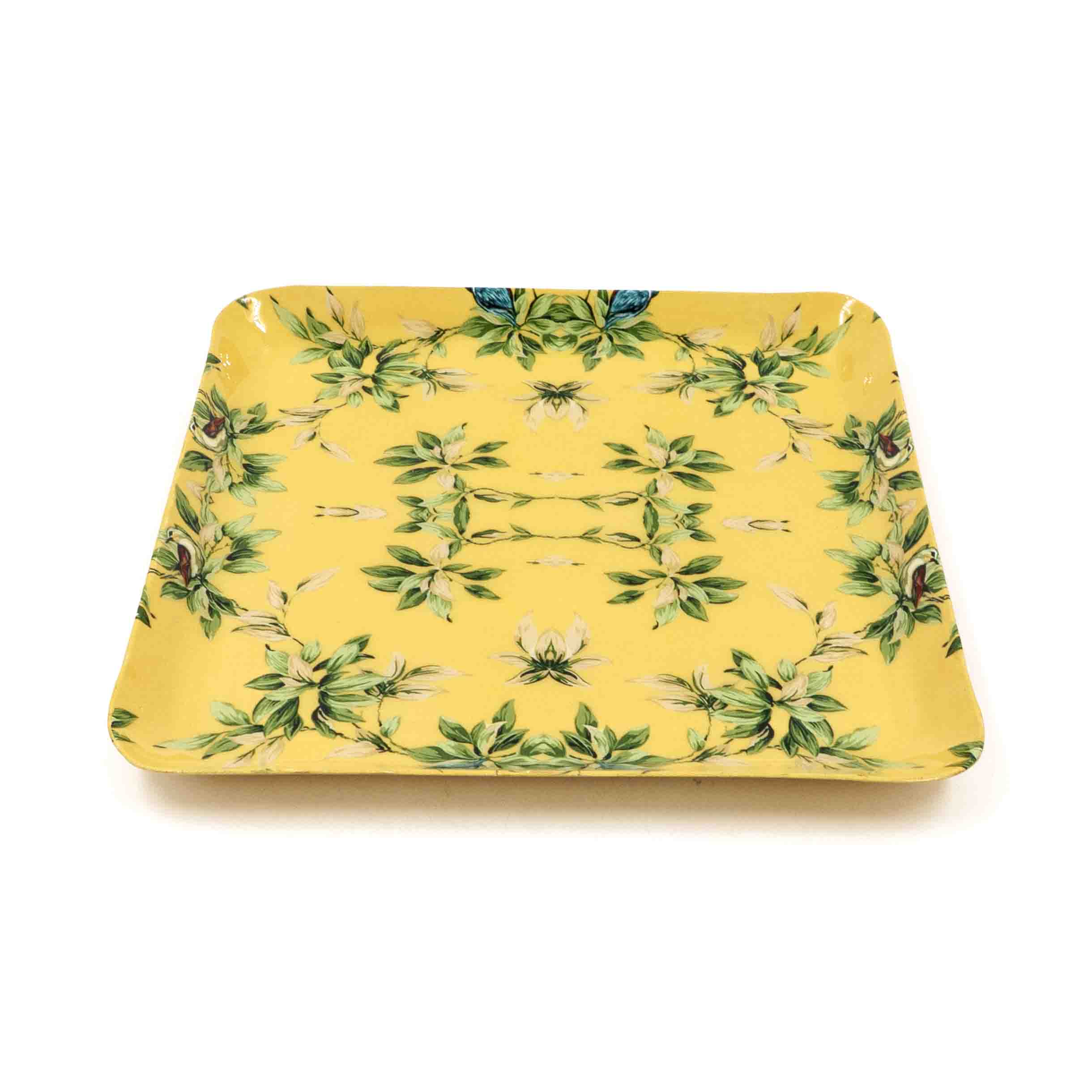 Sunkissed Trellis Metal Tray