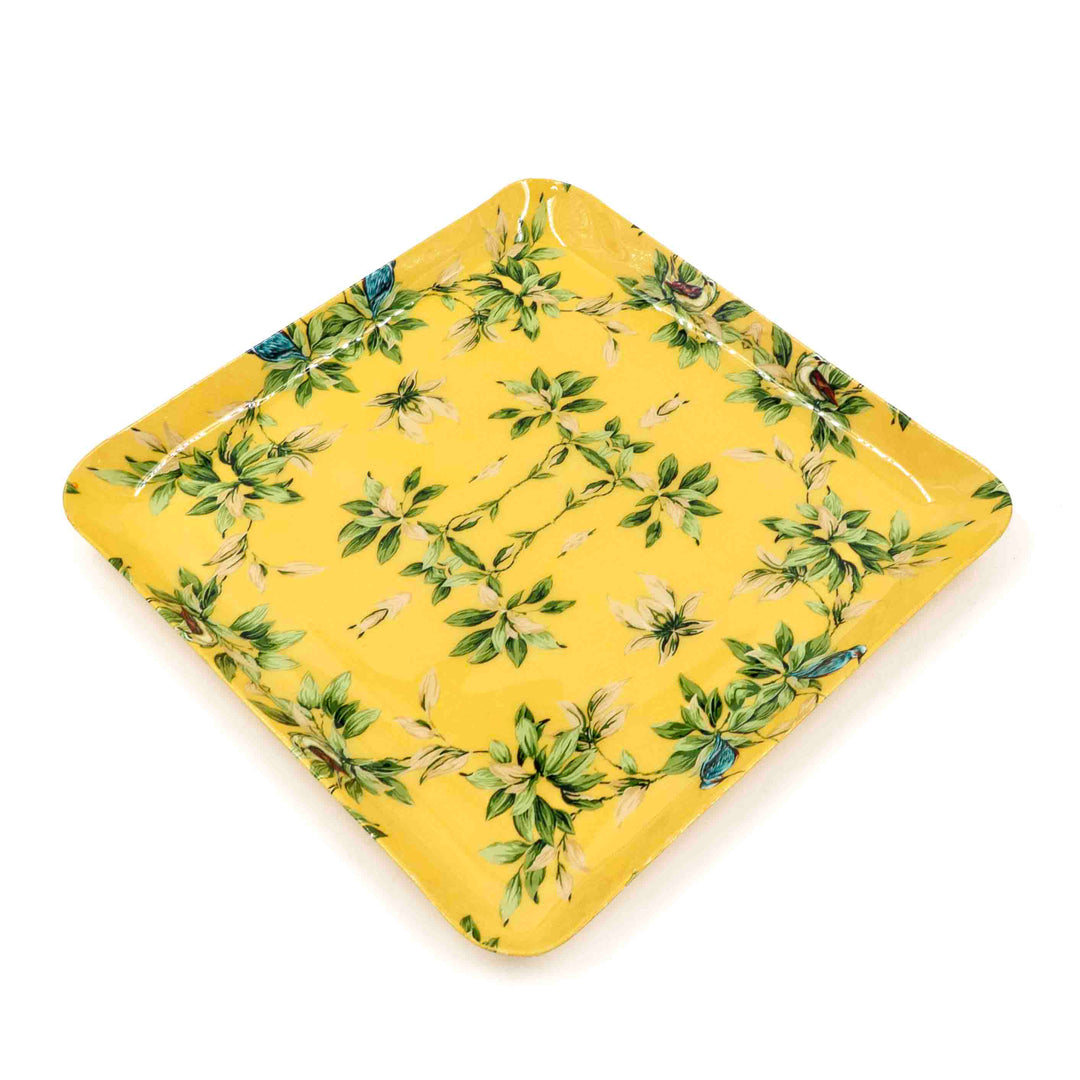 Sunkissed Trellis Metal Tray