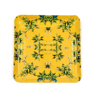 Sunkissed Trellis Metal Tray