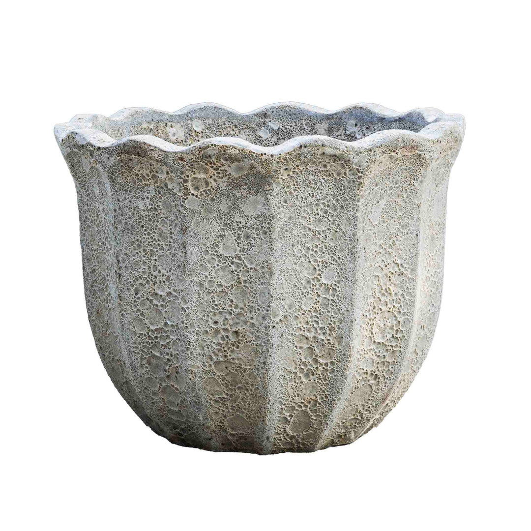 Atlantic Glazed Curved Pot