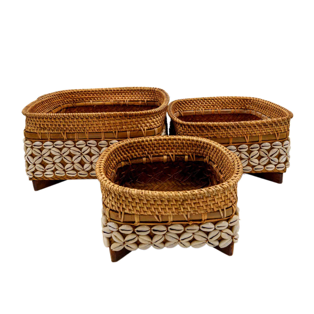 Decorative Rattan Organiser