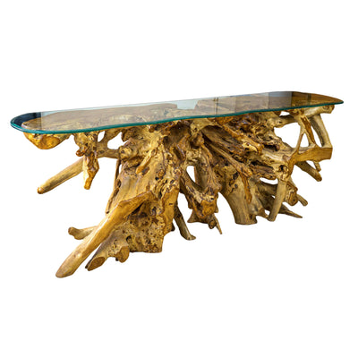 Colette Console with Glass