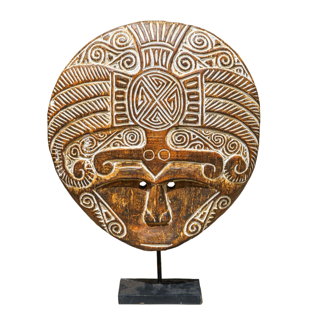 Handcarved Wooden Tribal Mask