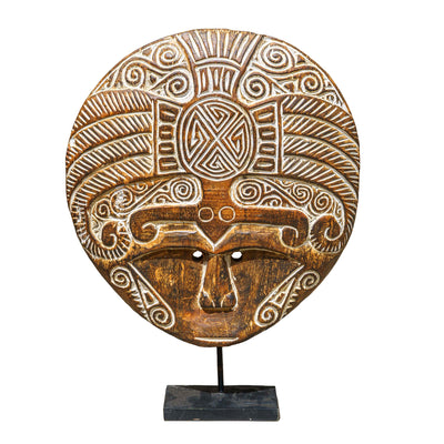 Handcarved Wooden Tribal Mask