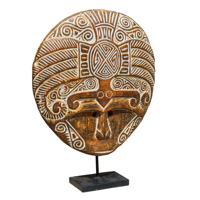 Handcarved Wooden Tribal Mask