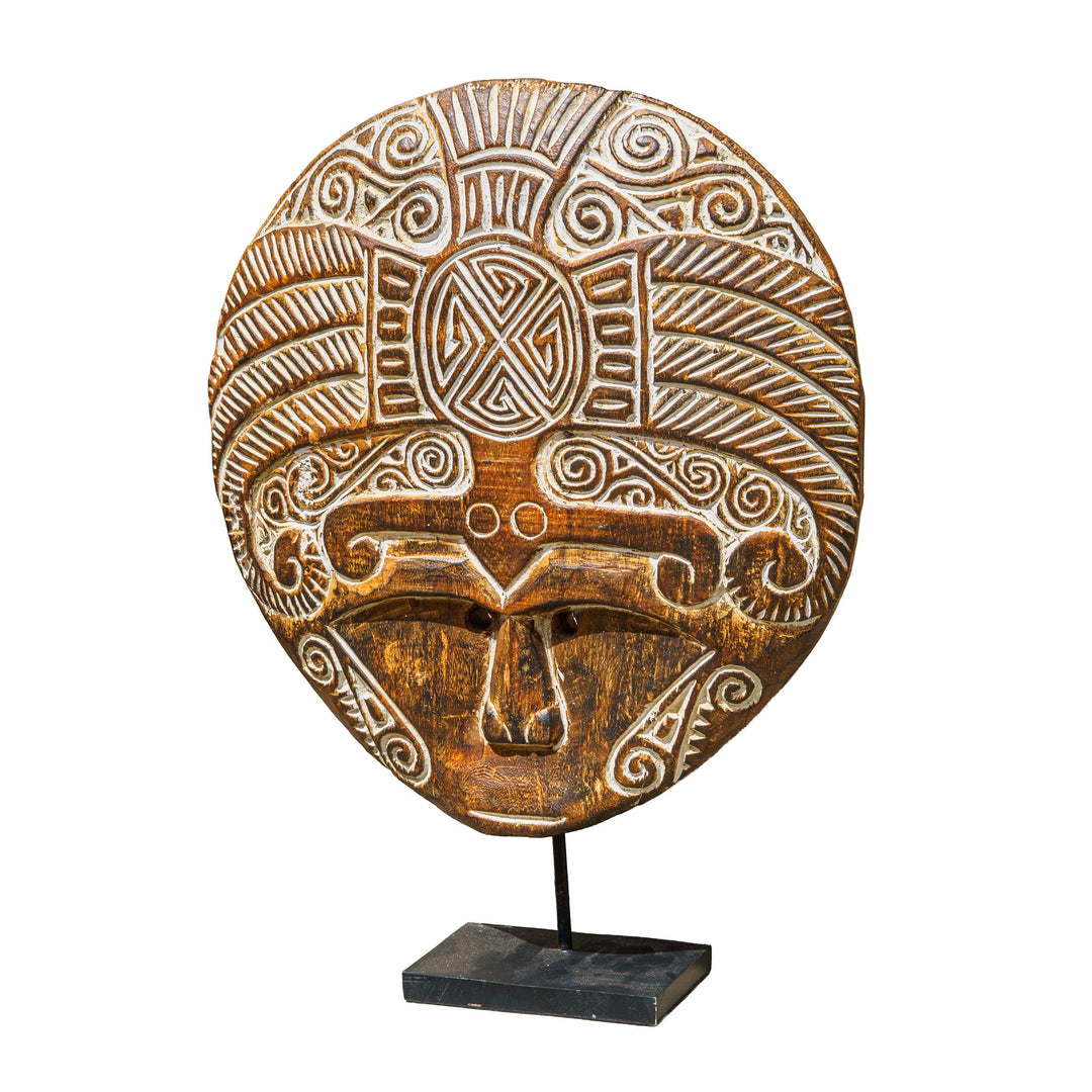 Handcarved Wooden Tribal Mask